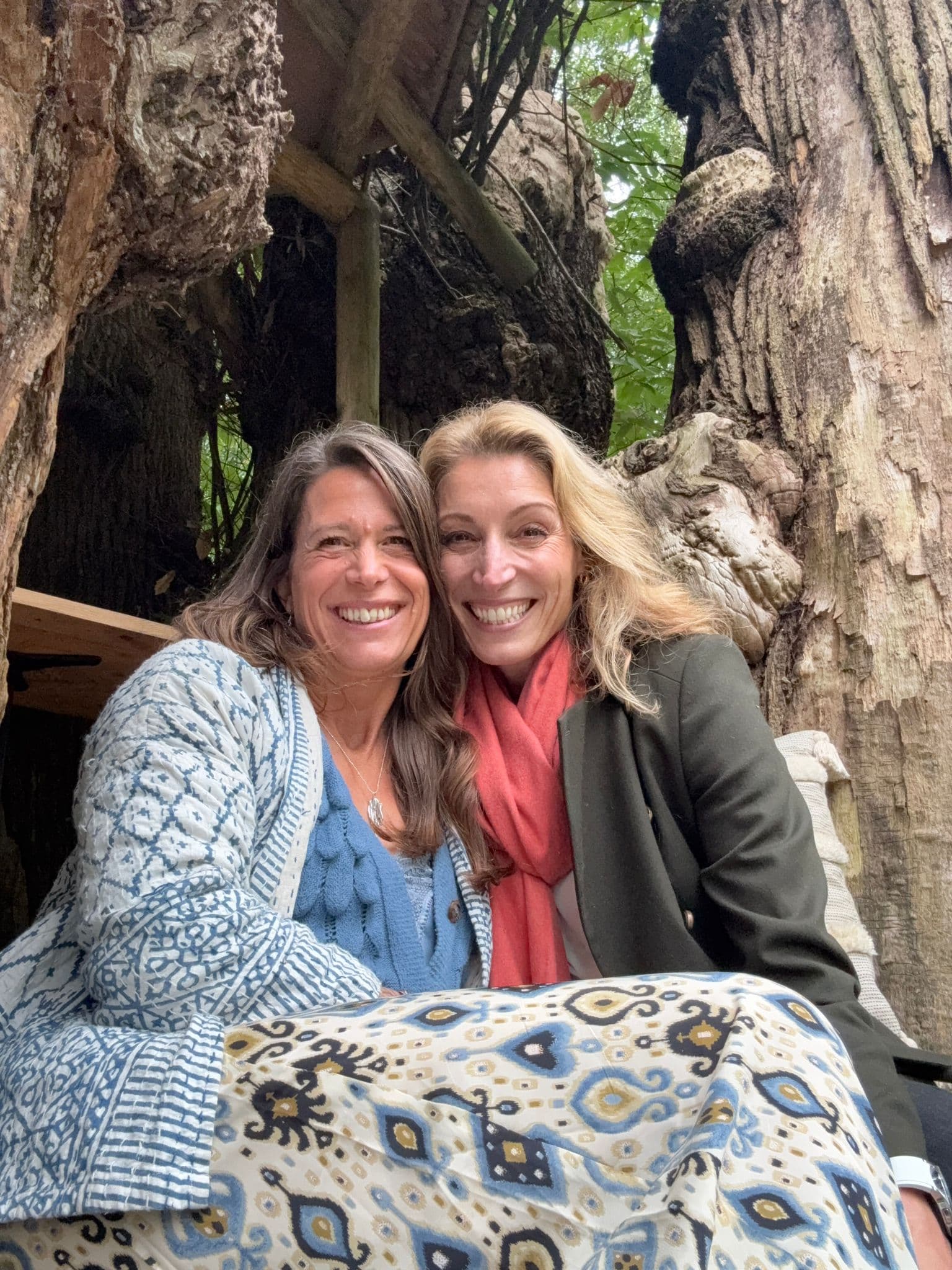 Samantha and Joleene, the founders of Soulful Circle Retreats, together in nature